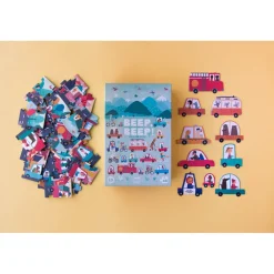 Londji Zoek & vind puzzel Beep! Beep! - 48 stukken - Best